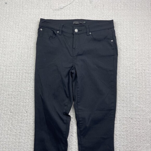 Prana Casual Pants Black Womens Size 6 Minimalist Lightweight stretch Skinny - Picture 2 of 8